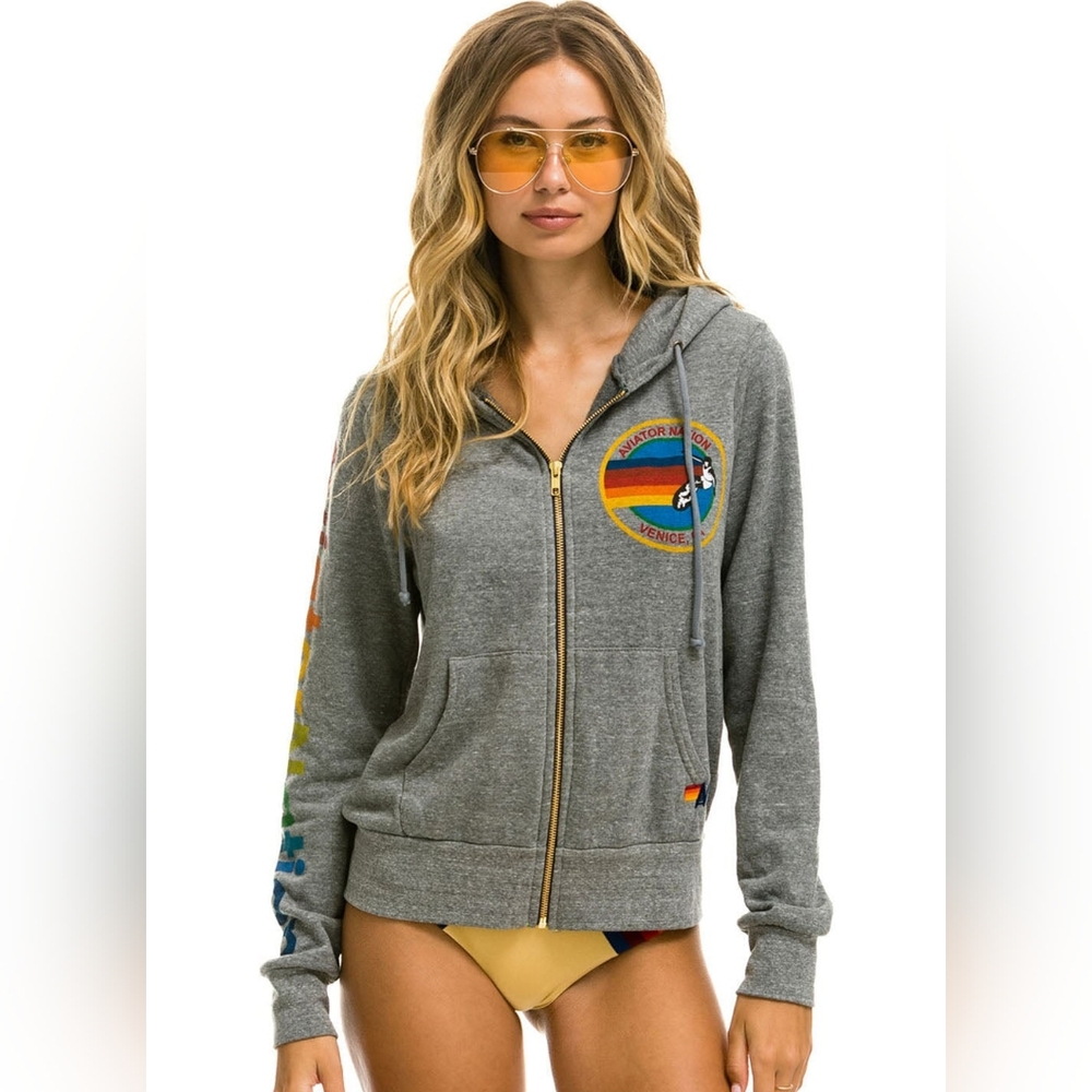 Aviator Nation Zip Hoodie - Picture 1 of 4